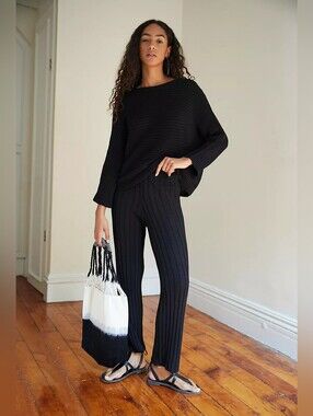 (2 Piece) Free People Imogene Set, XS, Black